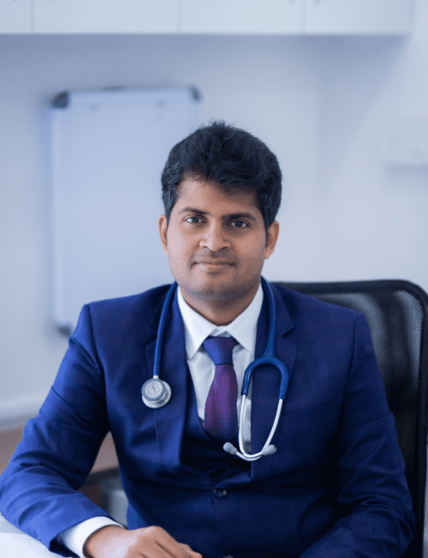 Dr. Preetham Reddy, MD (JIPMER), DM Neurology (NIMS), specialist neurologist in Hyderabad.